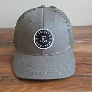 Life is Good- Positive Lifestyle Patch Trucker Cap/Hat